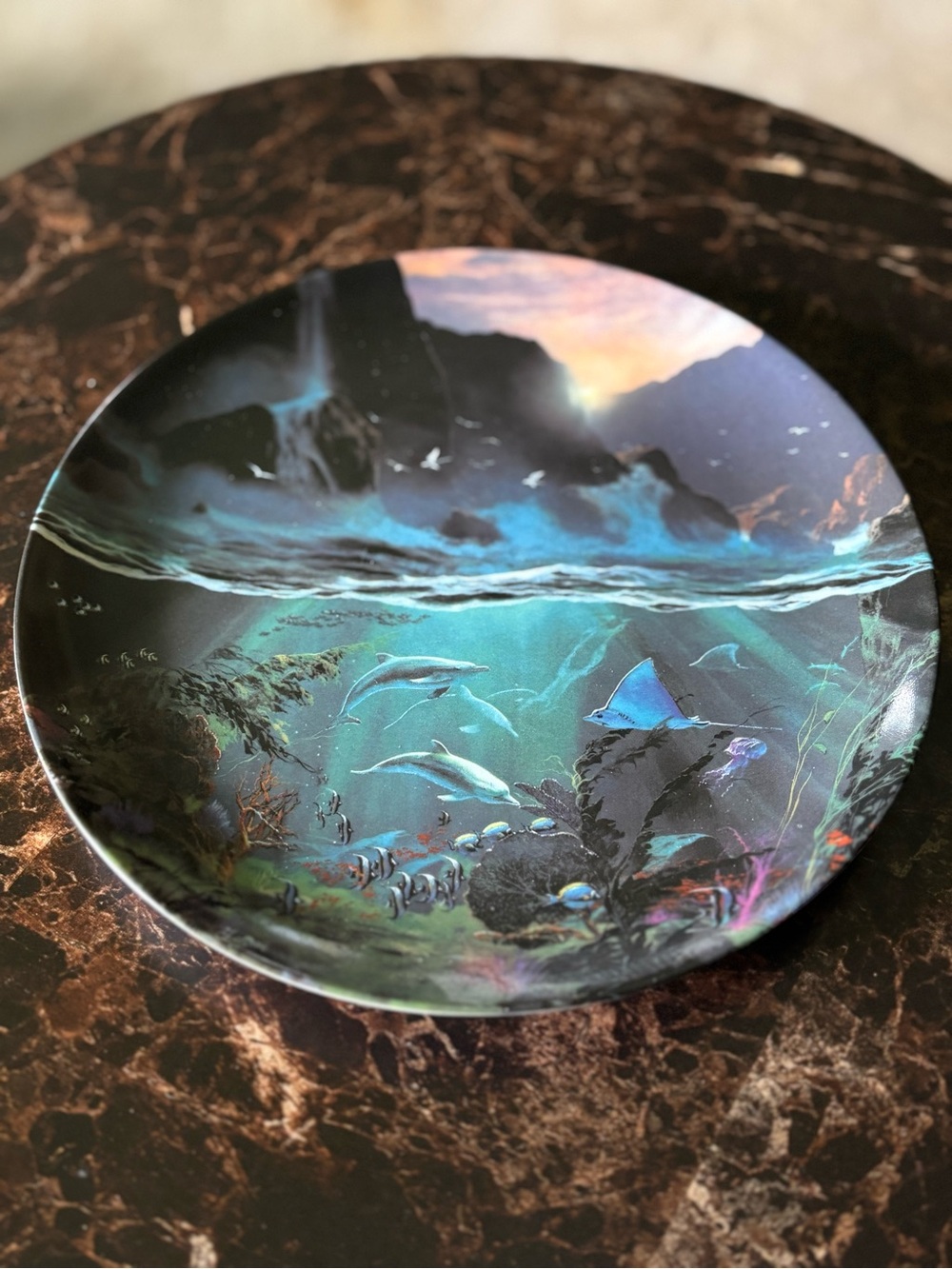 The Bradford Exchange “Sea of Light” Collector Plate